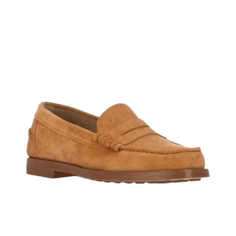 TOD'S Square Toe Penny Loafers Women's-2