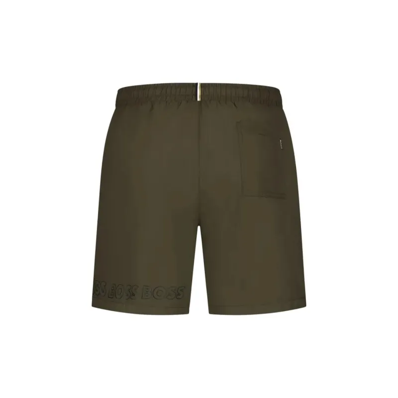 HUGO BOSS X Assos Co branded Series Swimming Shorts Men's Dark Brown-1