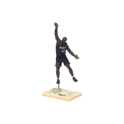 McFARLANE Maikfan NBA Collection Shaquille O'Neal 3 Inch Collection 4th Generation Miami Heat Scale Figures 10cm