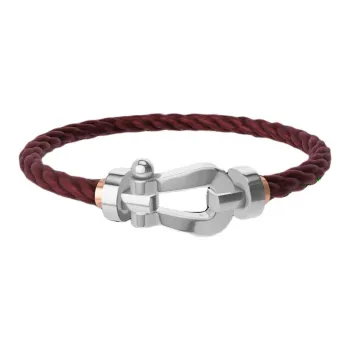 FRED 18K White Gold Rose Gold-Plated Stainless Steel Bracelets Women's Red