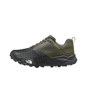 THE NORTH FACE Abrasion Resistant Slip Resistant Lightweight Low Top Training Shoes Men's Olive Green