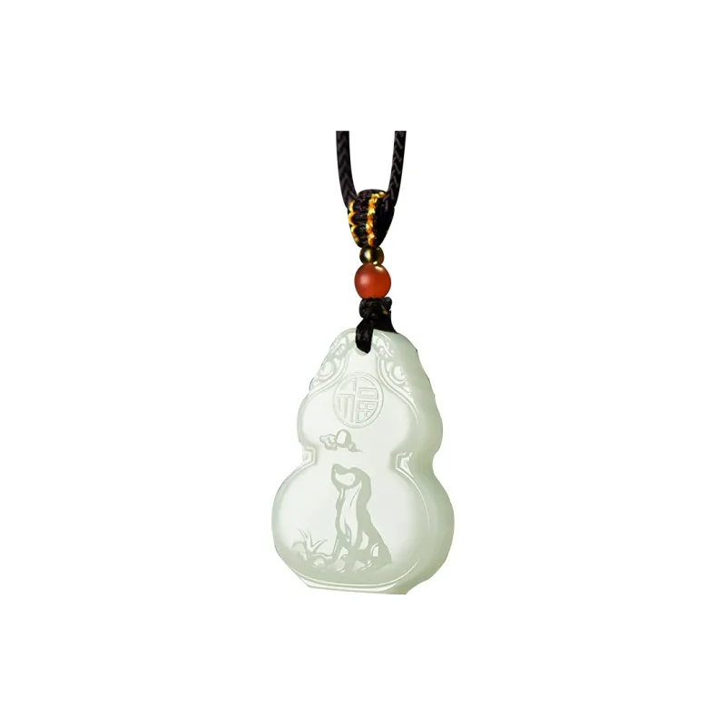 KUNYUYAO Hetian Jade Pendants White Jade Unisex-141