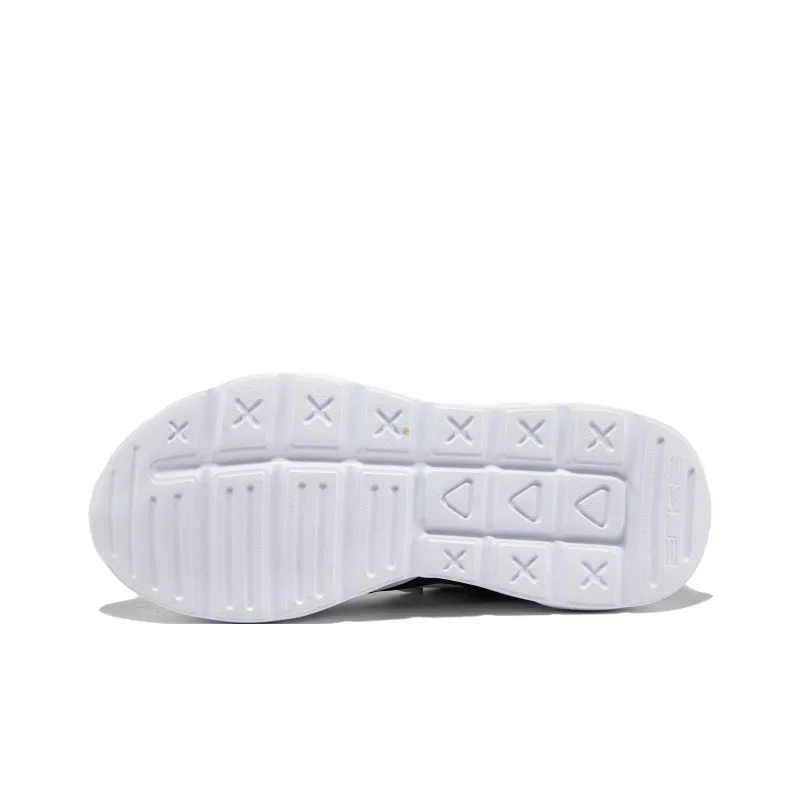 Erke Low Top Running Shoes Women's White Black-8