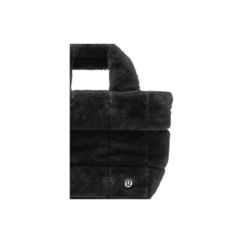 Lululemon Quilted Recycled Polyester Shoulder Bag Crossbody Bag Handbag Mini Women's Black-2