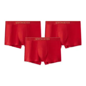 SEPTWOLVES Underpants Men's 3 Pack Red