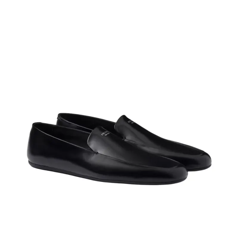 PRADA Mocassini Loafers Men's Black-2