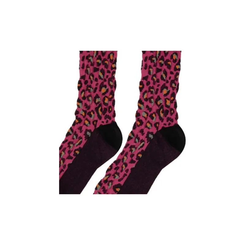 VERSACE Mid Calf Socks Men's Pink-4