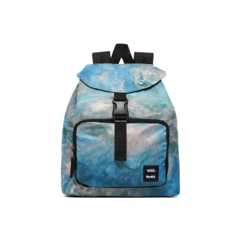 Vans × MoMA Monet Collaboration Polyester Backpack Regular Unisex Blue