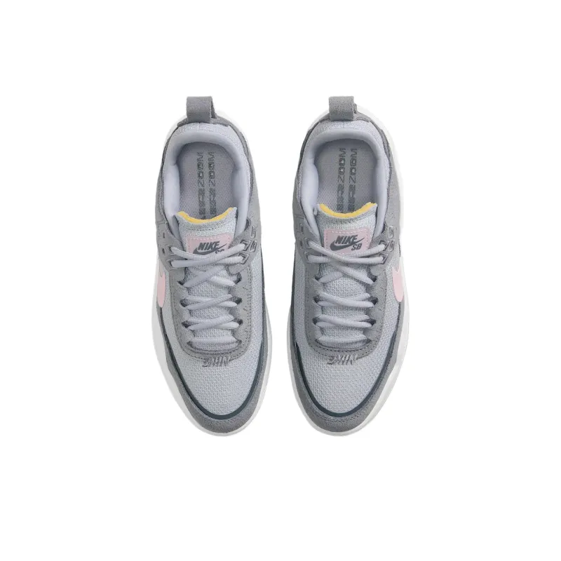 Nike SB DAY ONE Breathable Slip Resistant Cushioning Kids' Skateboarding Shoes Gray Kids'-2