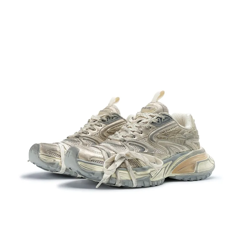 K-WANG Paris Fashion Apparel Wind Anti-Slip And Wear-Resistant Height Increasing Low-Top Chunky Sneakers Men's-22
