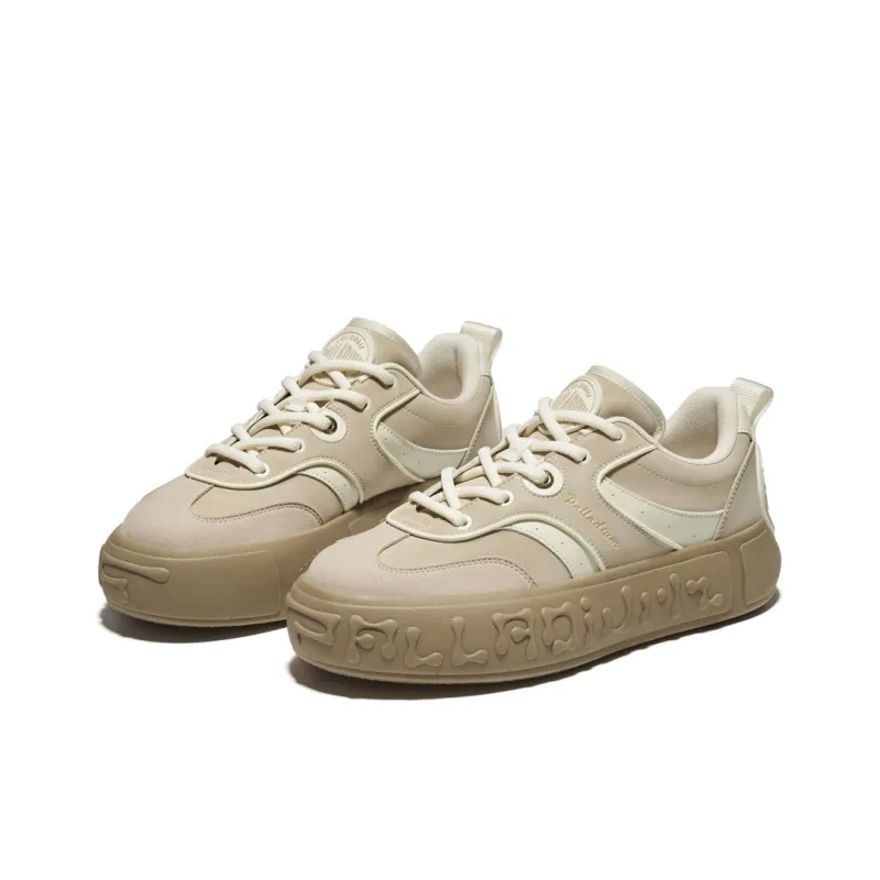 Palladium German Army Trainers Musical Note Shoes Wear Resistant Slip Resistant Low Top Skateboard Shoes Unisex Khaki-2