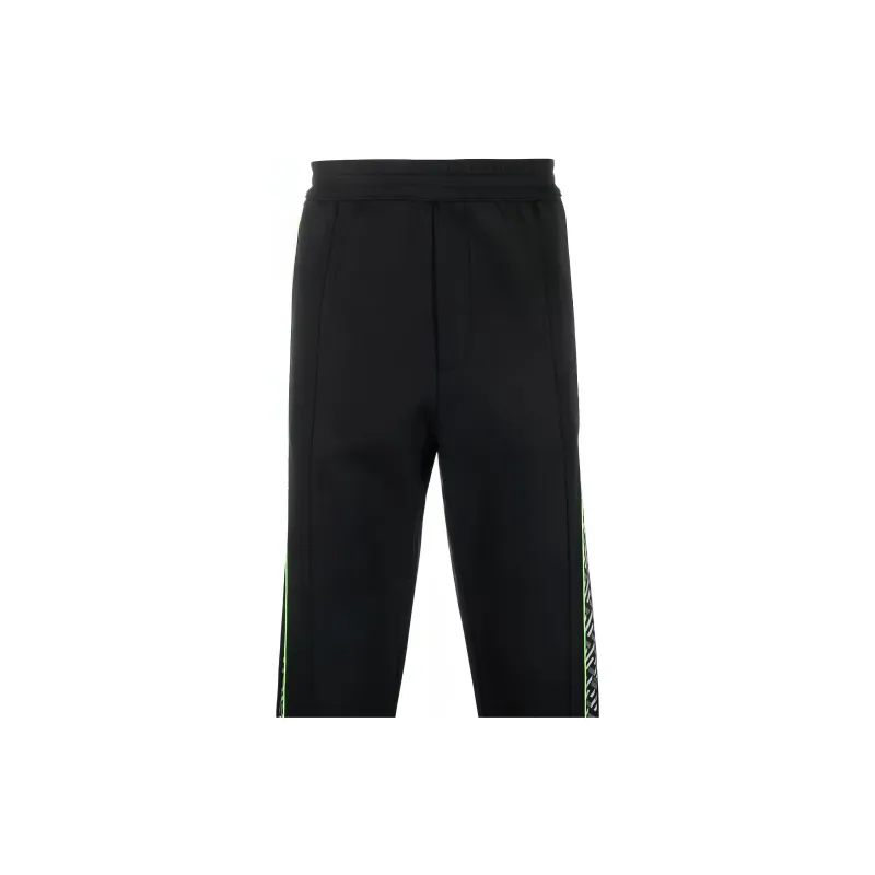 VERSACE SS23 Knitted Sports Pants Men's Black-5