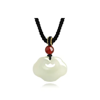 Zheng Baifu Necklaces White Jade/Pale Greenish White Jade Women's