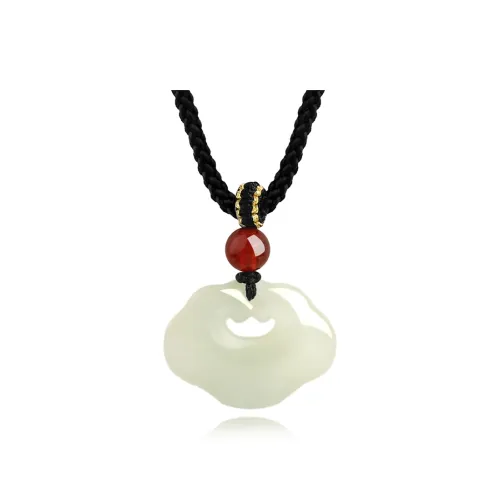 Zheng Baifu Necklaces White Jade/Pale Greenish White Jade Women's