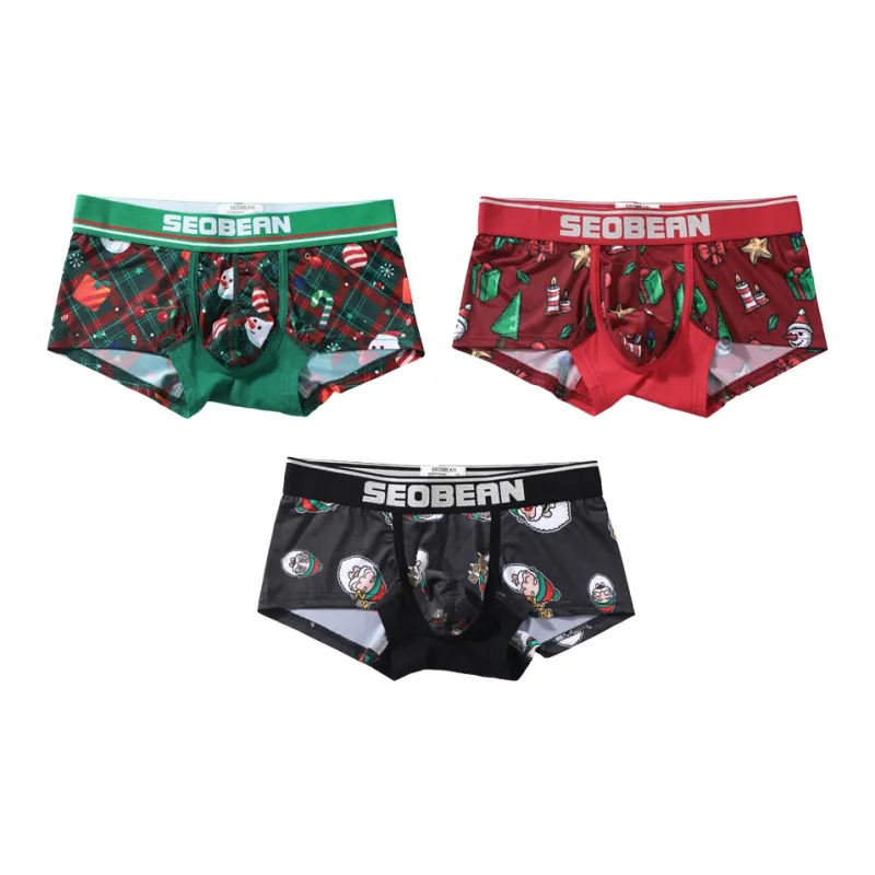 SEOBEAN Underpants Men's 3 Pack-7