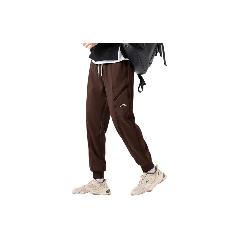 Jeep Grand Cherokee Casual Pants Unisex Pure Black-12