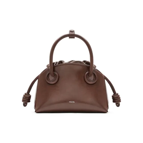 MUVA Polyester Combo Bag Handbag Crossbody Bag Small Size Women's Roasted Tea Brown/Twilight Black/Mocha