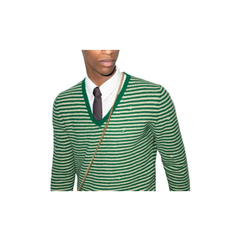 GUCCI Sweaters Men Green-5