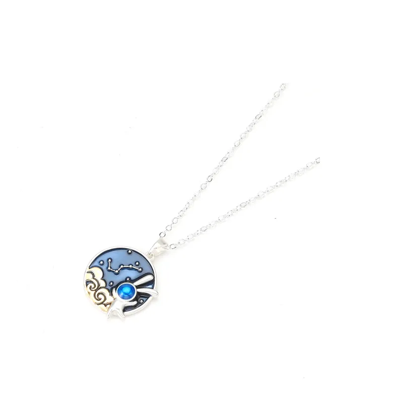 Vegetarian S925 Silver Necklaces Men's-1