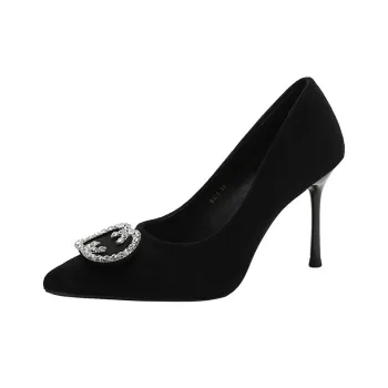 Luji Slim Heel High Heels Women's Black