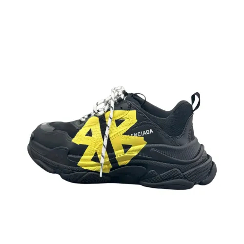 Balenciaga Triple S Tape Type Lace Up Sneakers