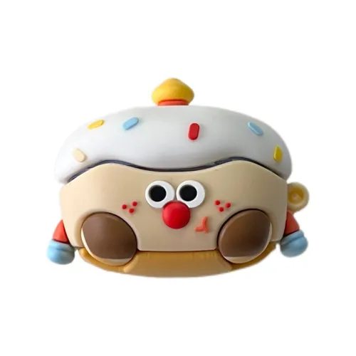 CHRROTA Compatible With Redmi Buds 5 Pro Silicone Cake Bluetooth Headphone Protective Case Cartoon Headphone Case