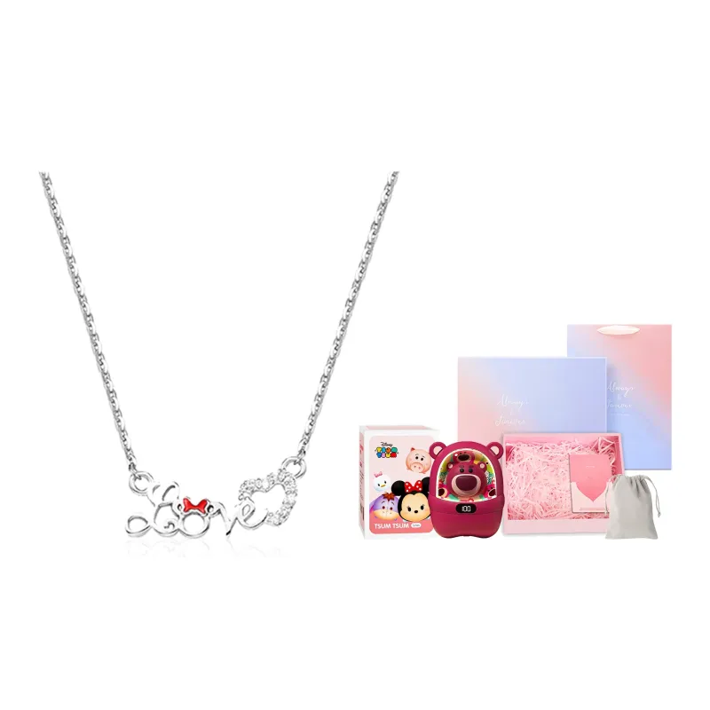 Disney Minnie Series 925 Sterling Silver Necklaces Women's-23