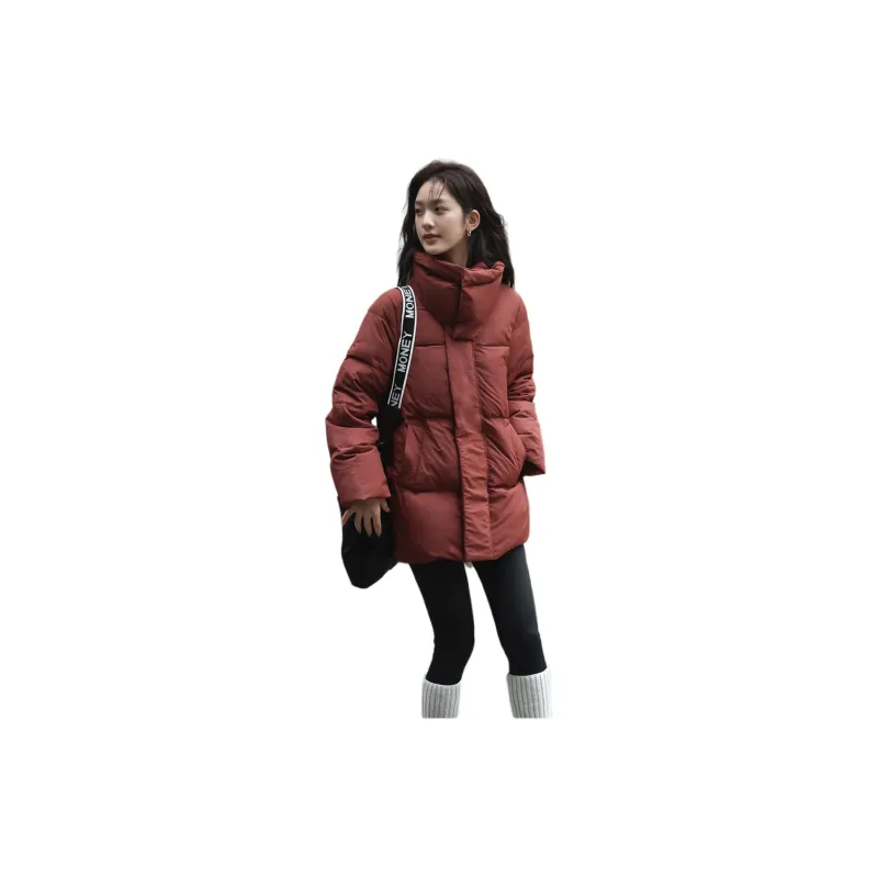 【dme】 Down Jacket Women's Dawn Red-2