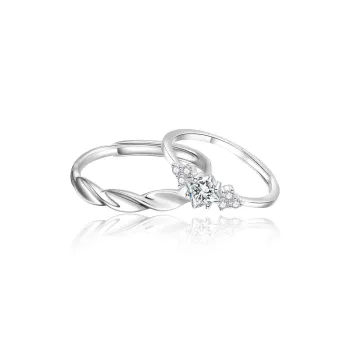 FOREVER MELODY Sterling Silver Rings Unisex