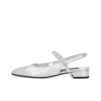 Carel Chunky Heel High Heels Women's Silver