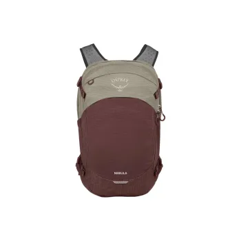 OSPREY Recycled Polyester Outdoor Mountaineering Bag Backpack Regular Unisex Brown Red & Sandy Brown