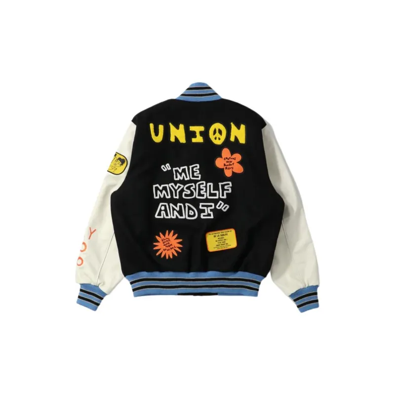 Union Baseball Jerseys Unisex Black-1