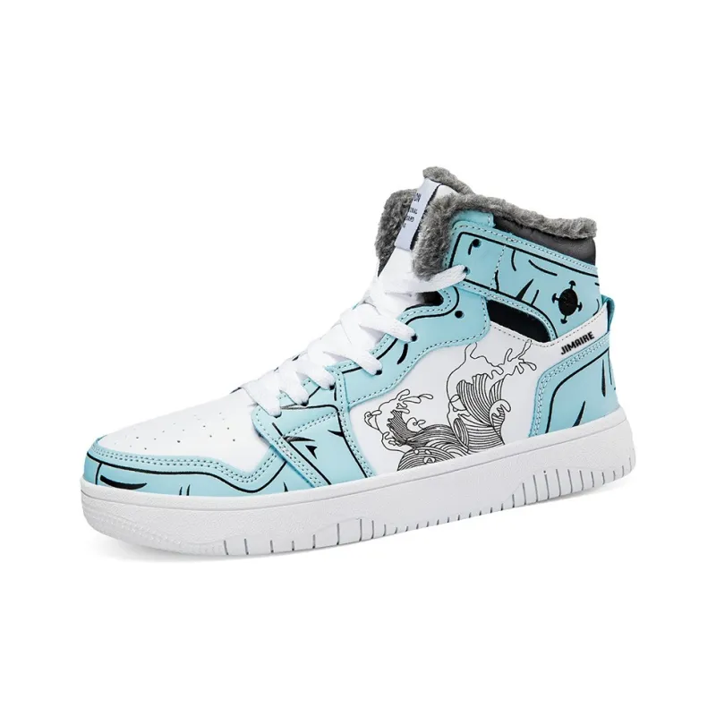 King Jinmai Slip Resistant Thermal High Top Skateboard Shoes Men's-6