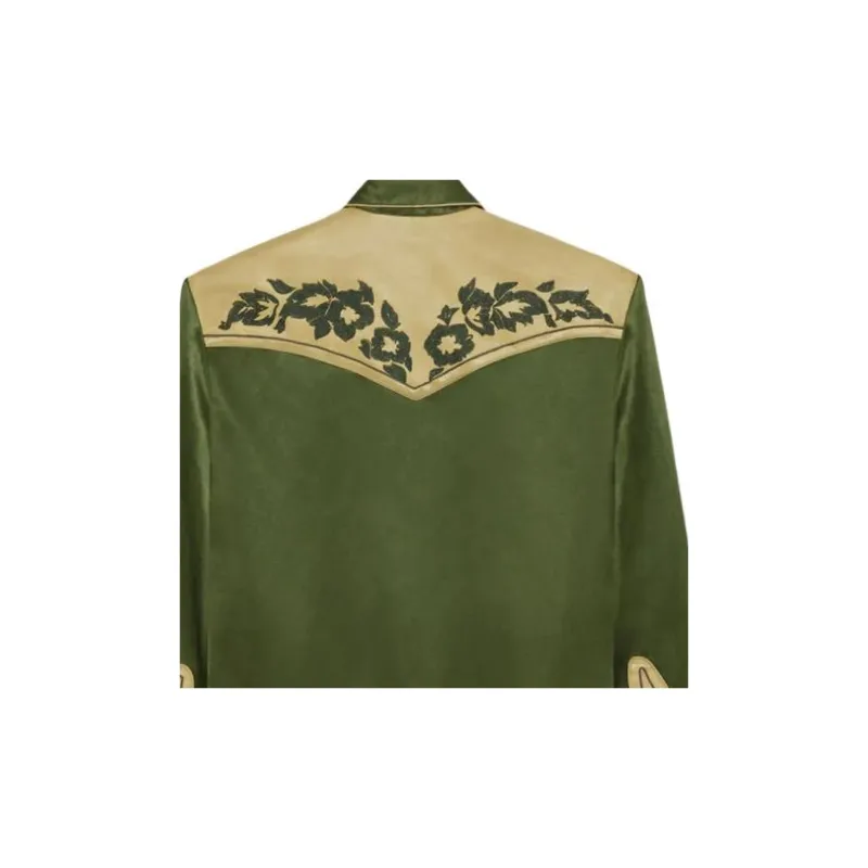 KENZO X Nigo Western Flower Limited Collection Shirt Men's Khaki-5