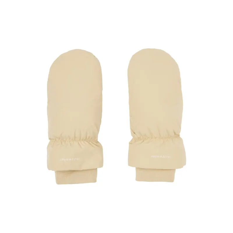 HOLZWEILER Duck Down Gloves Women's Beige-0