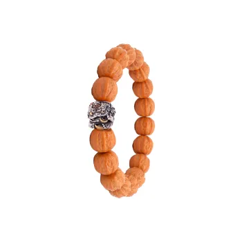 Tanner Monkey Head Walnut Bracelets Unisex