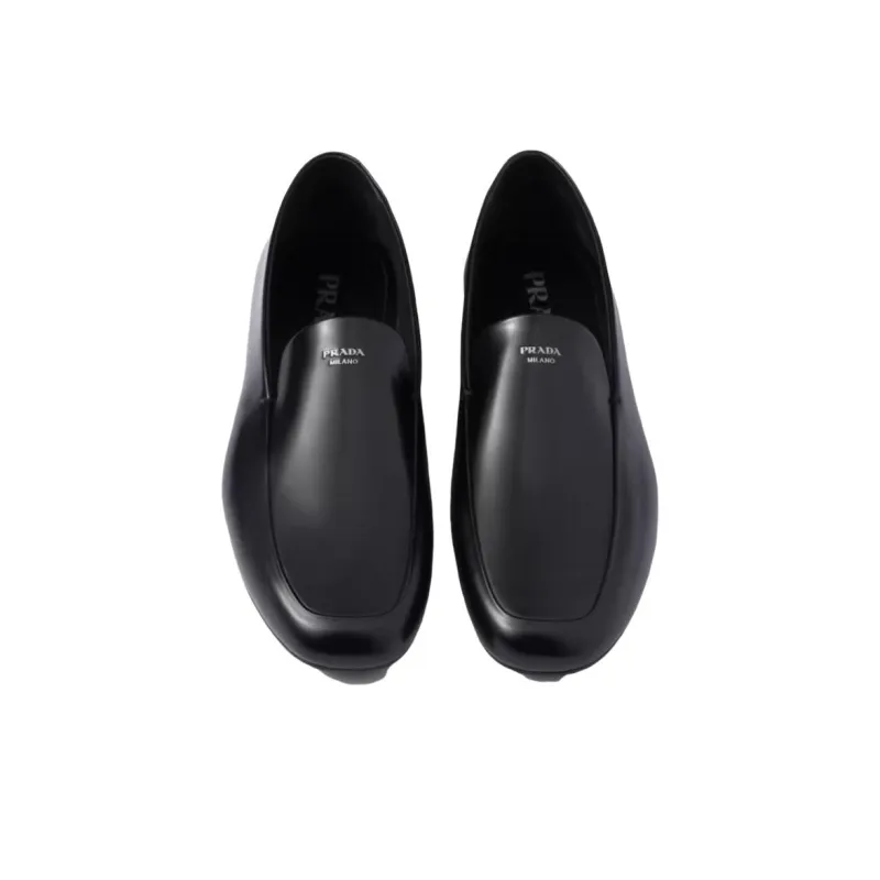PRADA Mocassini Loafers Men's Black-4