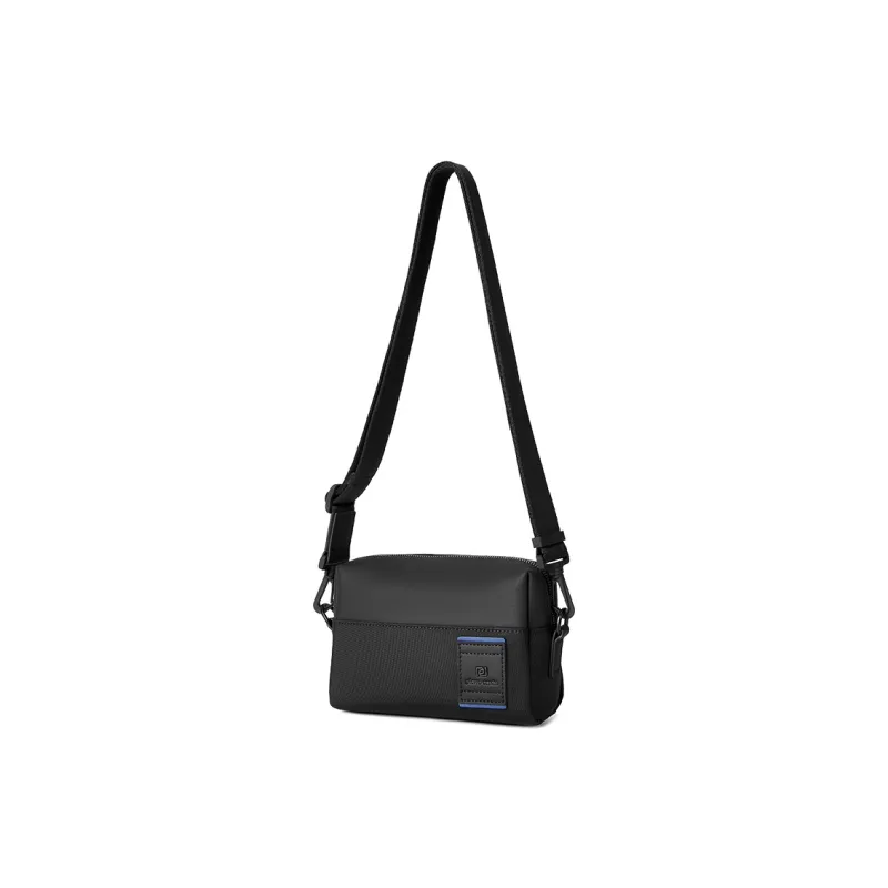 PIERRE CARDIN Nylon Shoulder Bag, Crossbody Bag Trumpets Men's Black-4