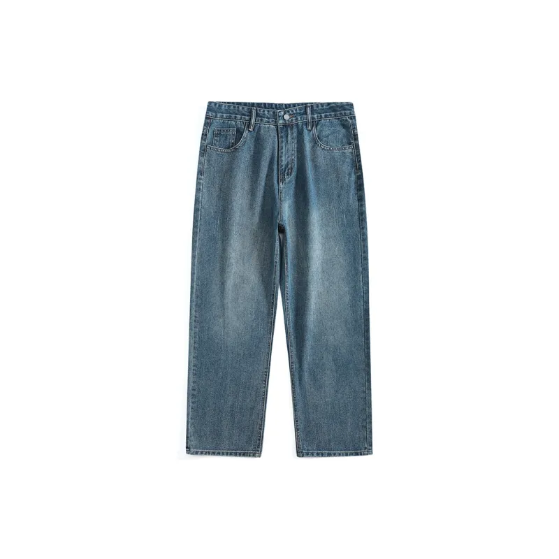 FONDLOOK Versatile Wide Inseam Pants Men's-4