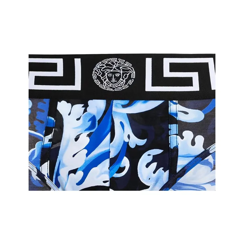 VERSACE Swimming Shorts Men Blue-4