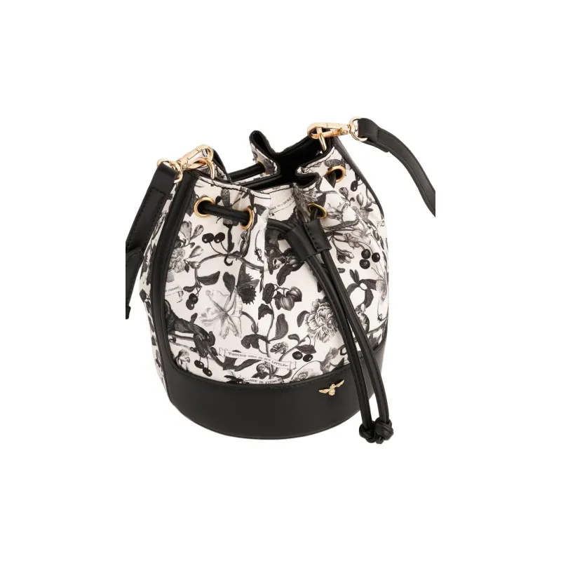 Fable Cotton Bucket Bag, Shoulder Bag Women's Black-2