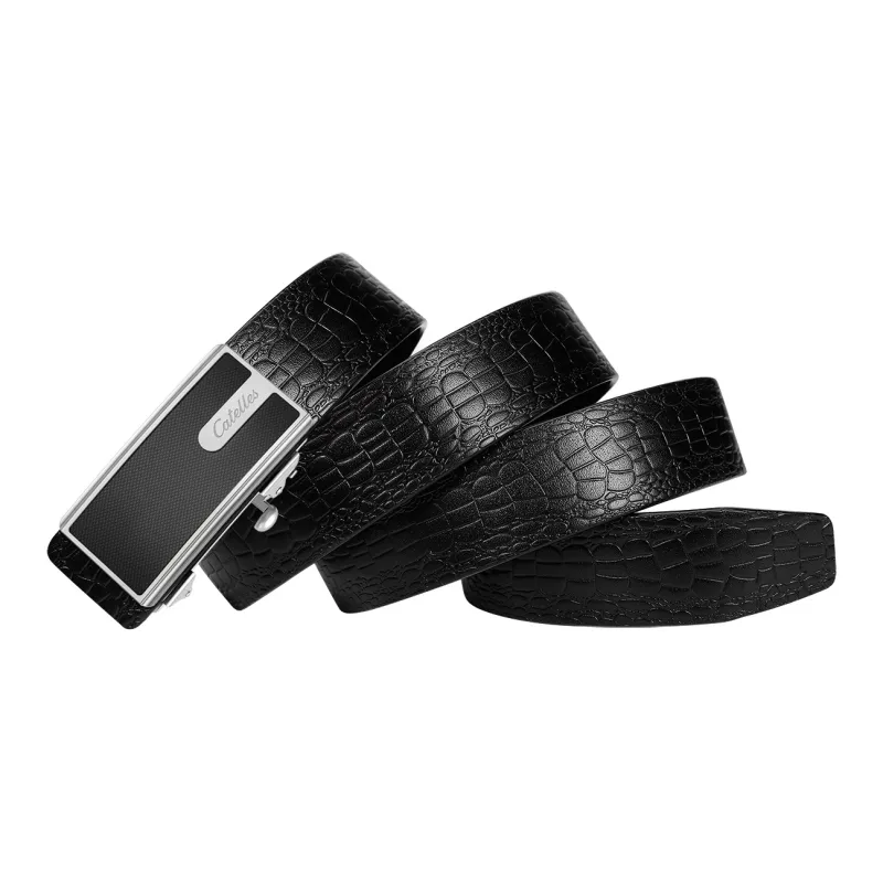 CATELLES Top Grain Cow Leather Leather Belts Men's Width 3.4cm-2