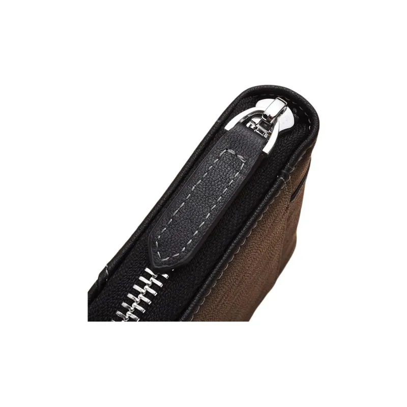 Hush Puppies Cow Leather Card Holder Card Holder Regular Men's Black-4