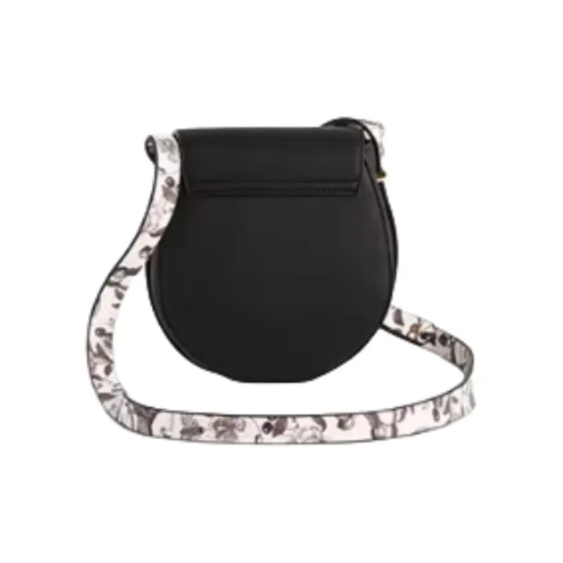 Fable PU Saddle Bag Shoulder Bag Crossbody Bag Medium Size Women's Black-1
