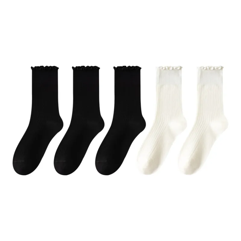 MIIOW Mid Calf Socks Women's 5 Pack-42