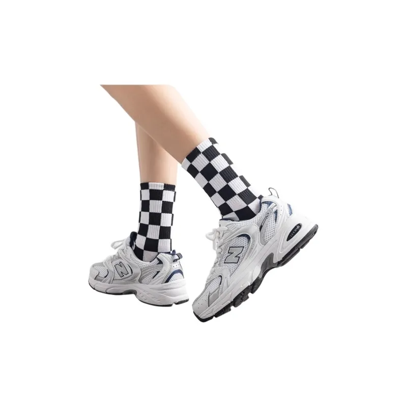 MIIOW Mid Calf Socks Women's 5 Pack-4