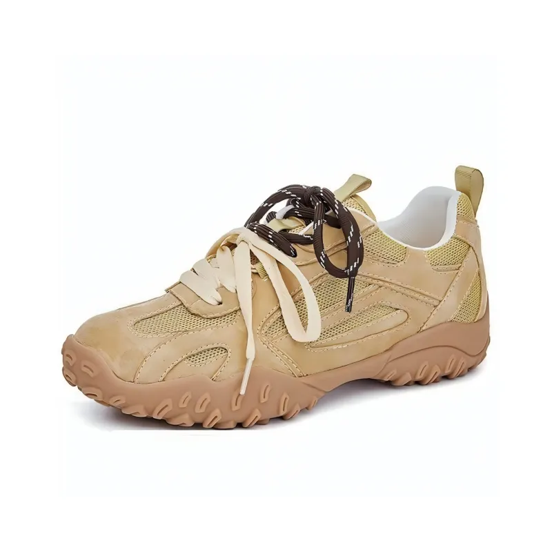 BINGO DUCK Breathable Height Increase Low Top Chunky Sneakers Women's-11