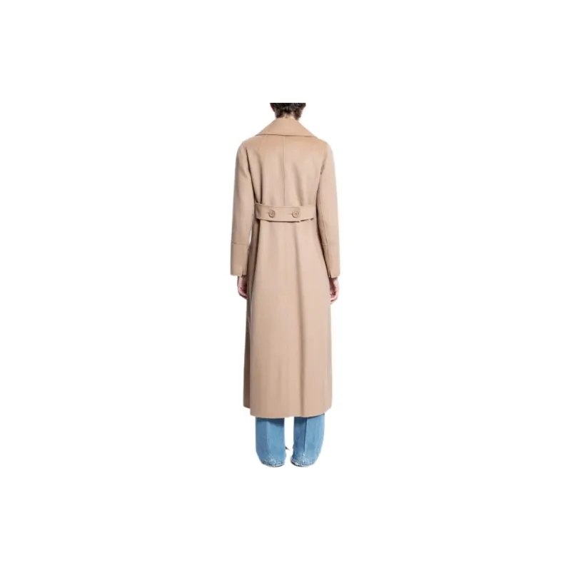 'S MAX MARA Custodi Double Breasted Long Sleeved Coat-1