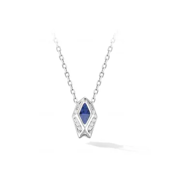 AWNL Blue Line Stone Pendants Women's Design Driven Quiet Luxury Niche Style