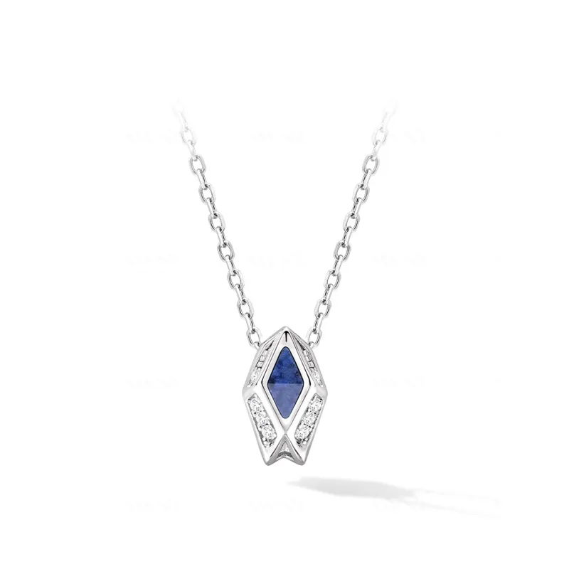 AWNL Blue Line Stone Pendants Women's Design Driven Quiet Luxury Niche Style-0